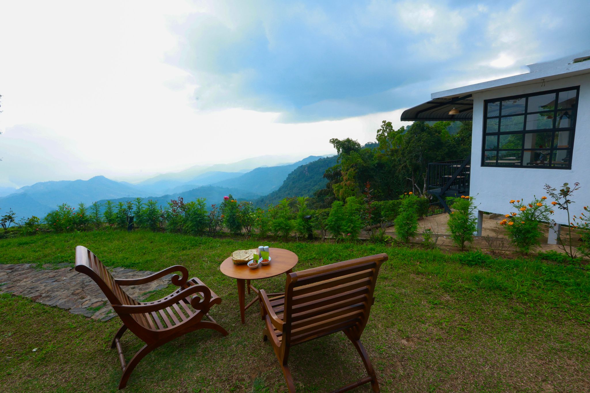 Garden and Mountain Path